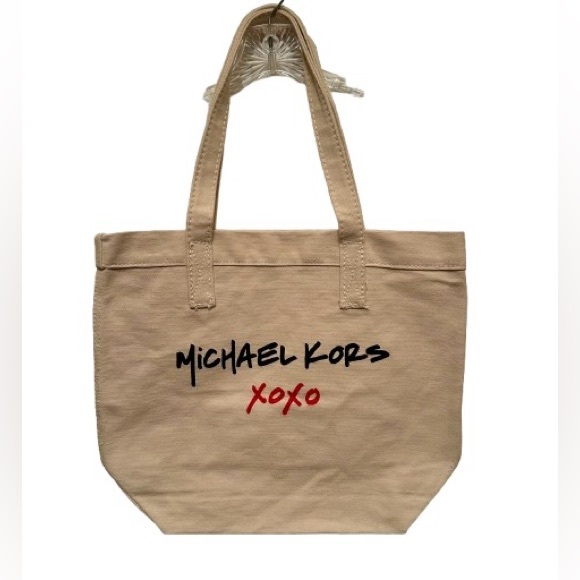 Michael Kors XOXO Canvas Tote Bag – Cream; New Without Tags - Picture 6 of 6